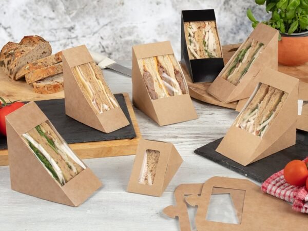 Sandwich Pack (white & Kraft) – Aquada Box