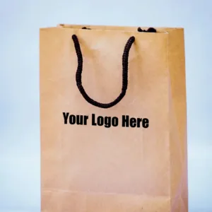 A2 Rope Handle Bag (White & Kraft)